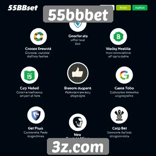 Análise das funcionalidades do site 55bbbet