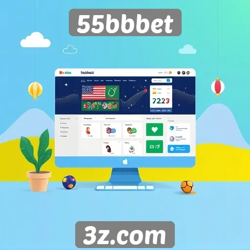 Experiência do usuário no site 55bbbet